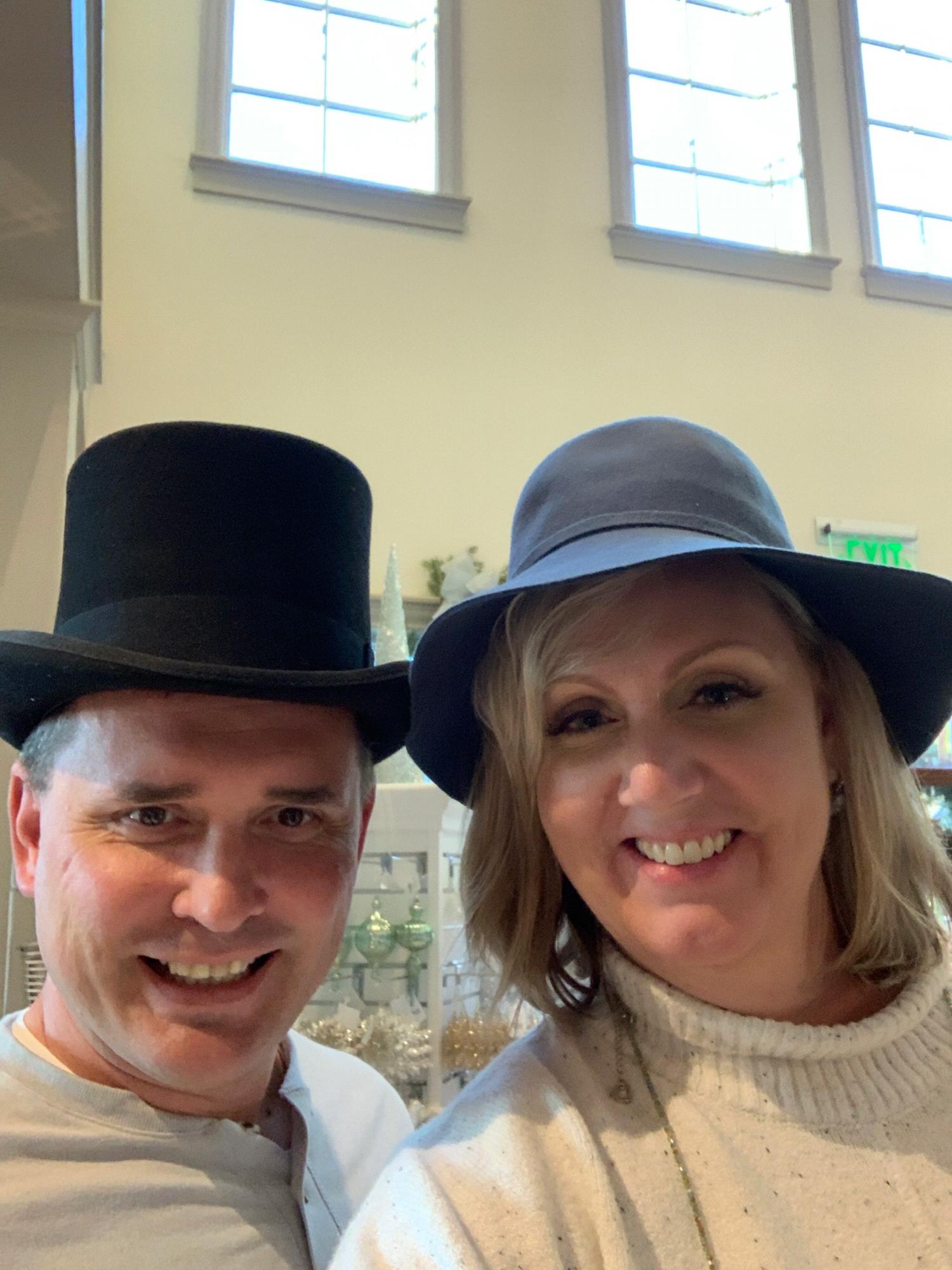 I found someone to be silly with. Downton Abbey exhibit at the Biltmore and I think we fit right in - NOT!!