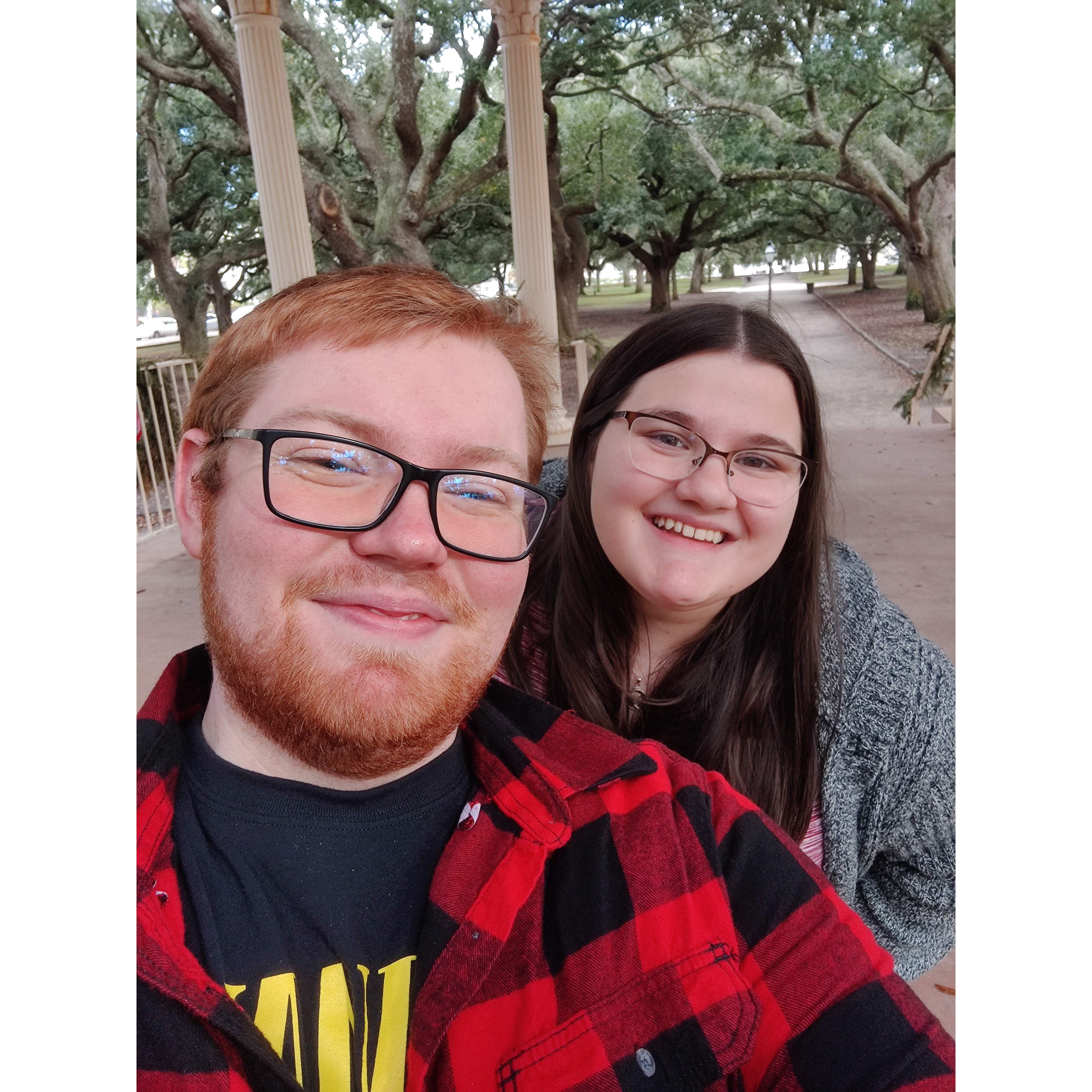 Our first anniversary trip together to Charleston, SC!