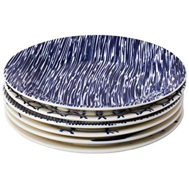 Royal Doulton Pacific Tapas Plates, 6.3-Inch, Blue, Set of 6