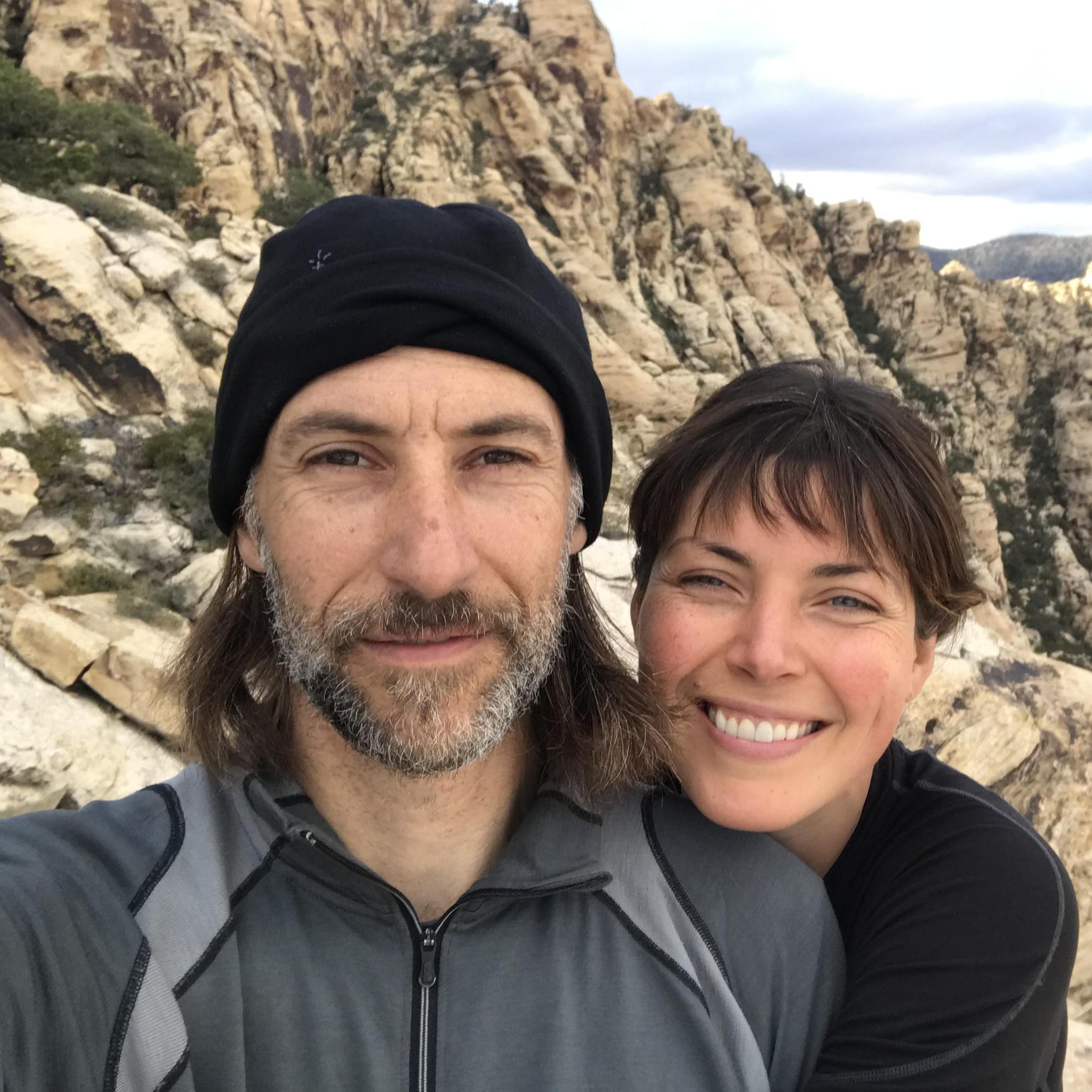 Climbing in Red Rock, Nevada.