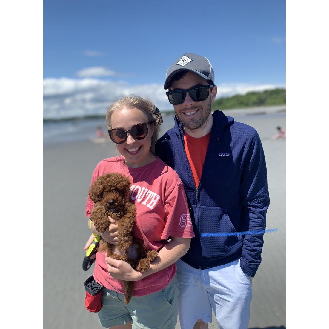 First photo with Cooper