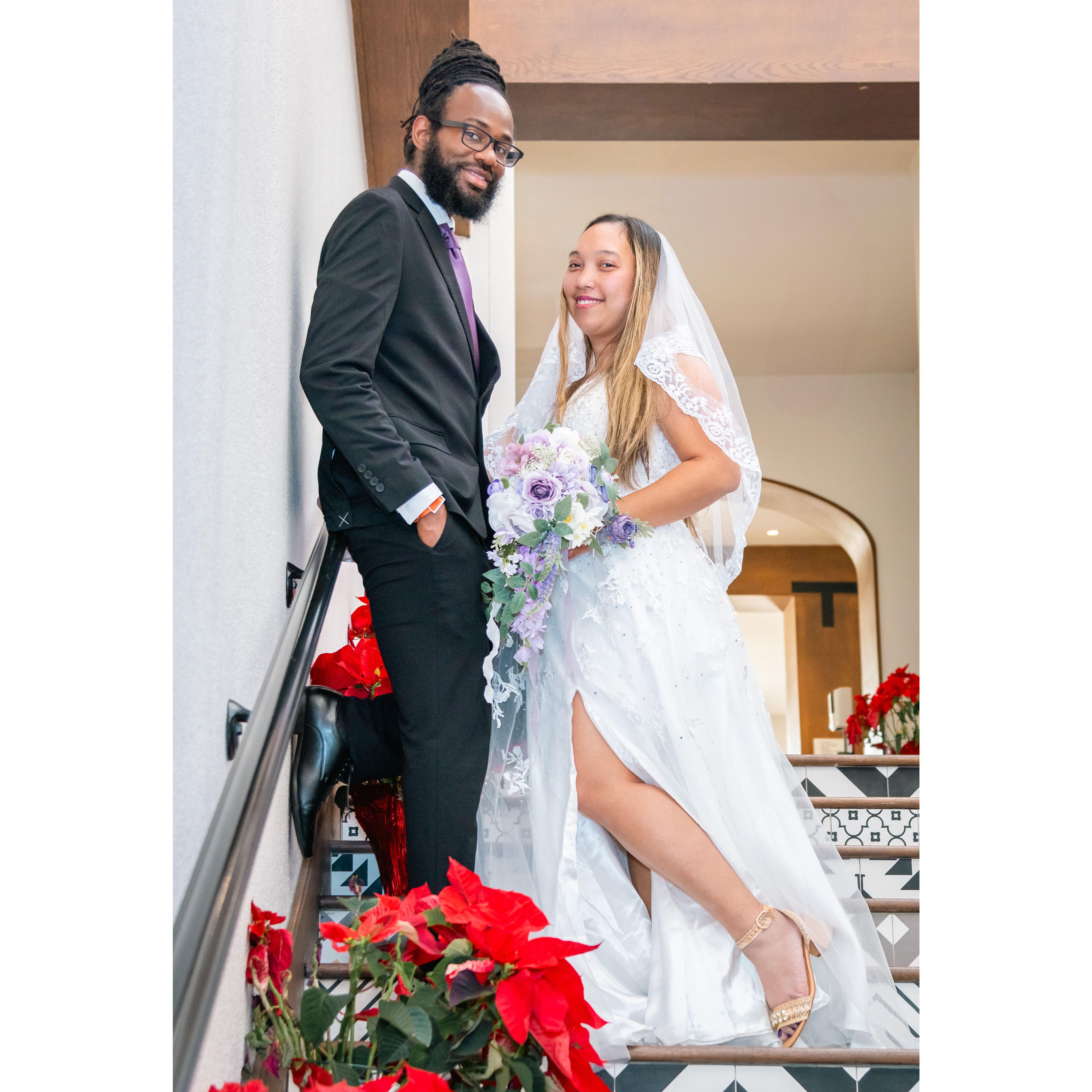 Who said staircases can’t be romantic?
