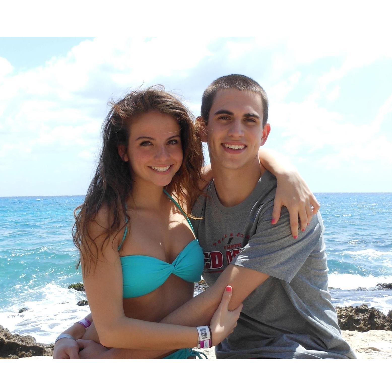 First international trip together (Cancun, Mexico), March 2012