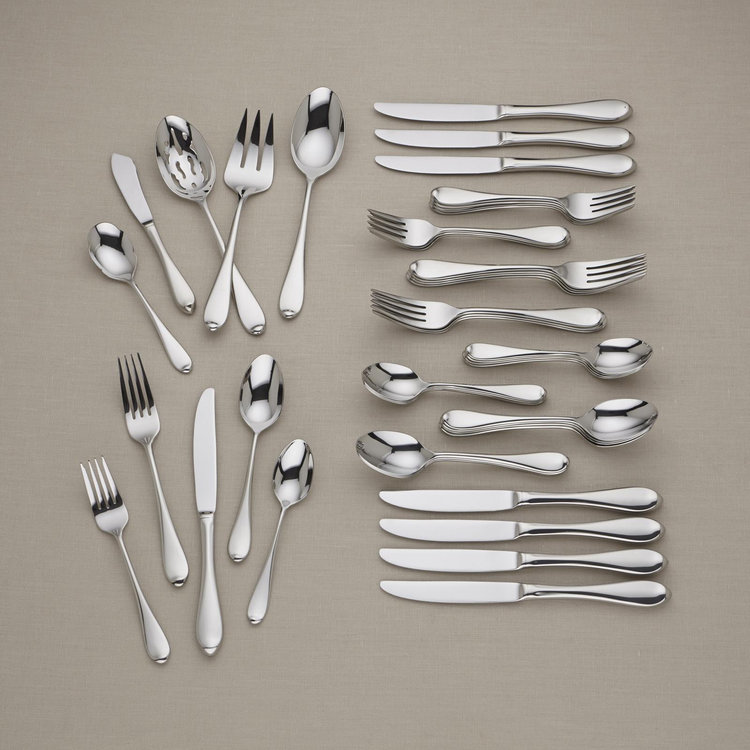 Lenox, Gorham Studio 45-Piece Flatware Set, Service for 8 | Zola