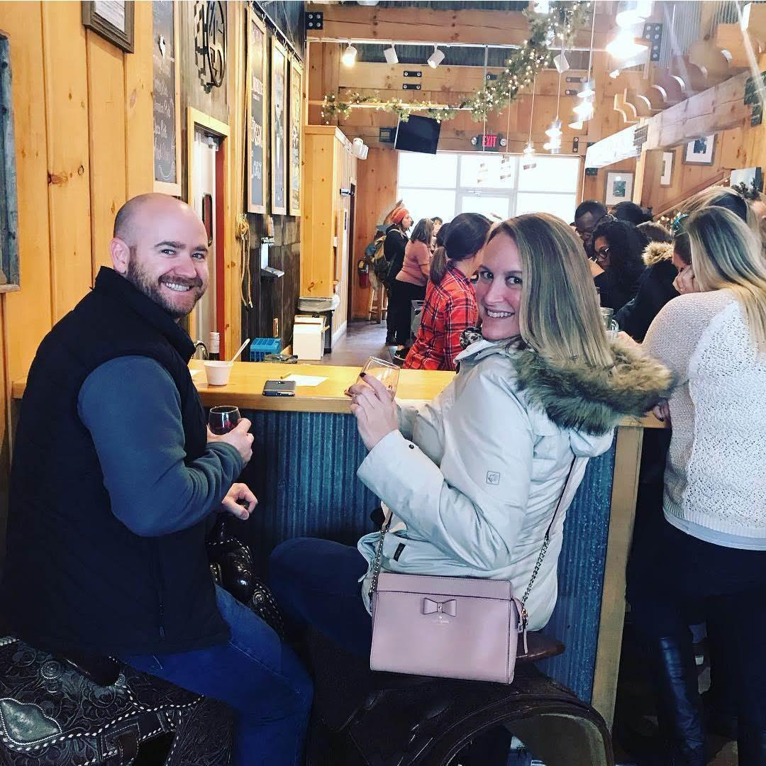 Wine tasting in Traverse City, November 2018