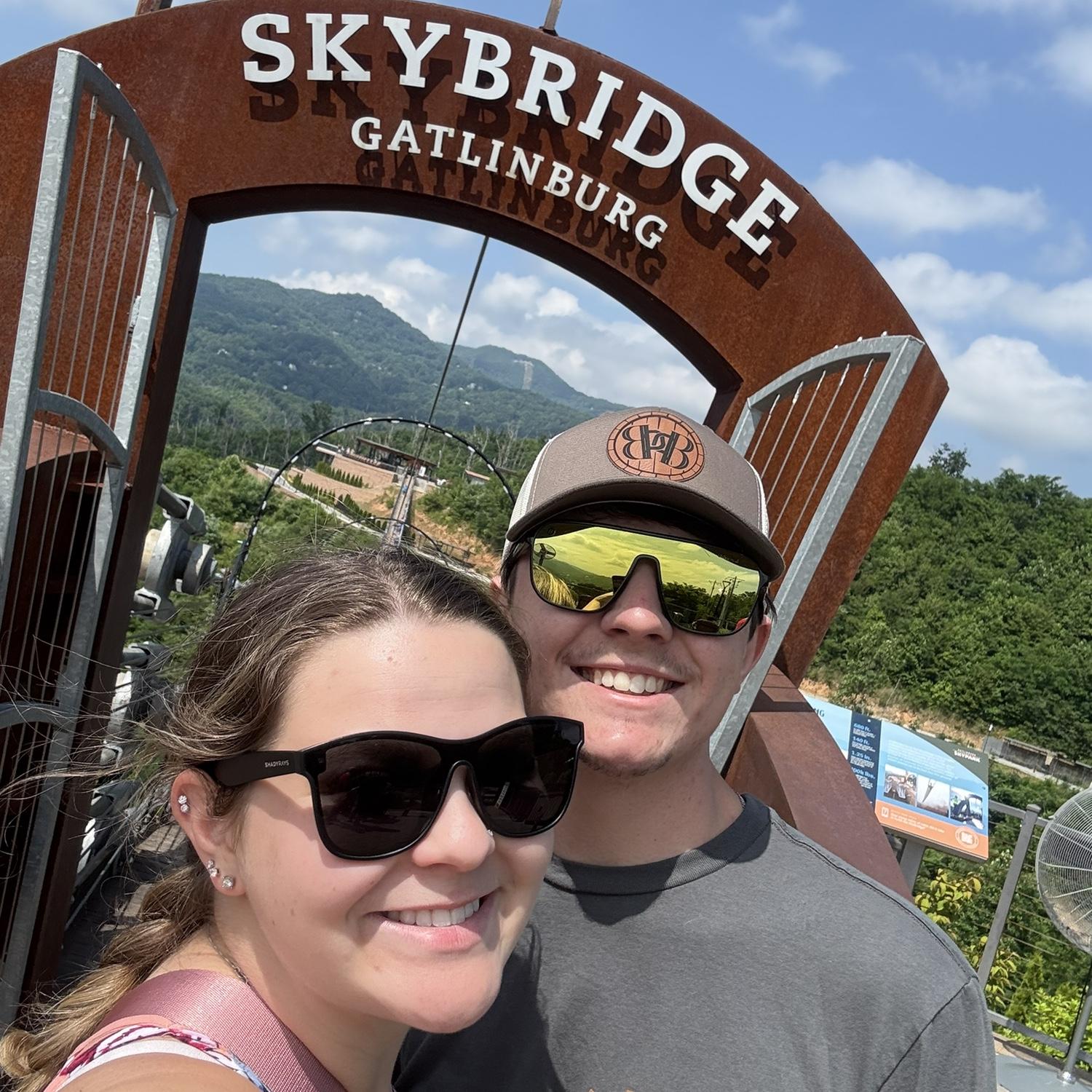 The tallest bridge ever in Gatlinburg TN