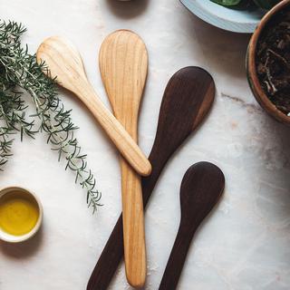 2-Piece Wooden Paddle Spoon Set