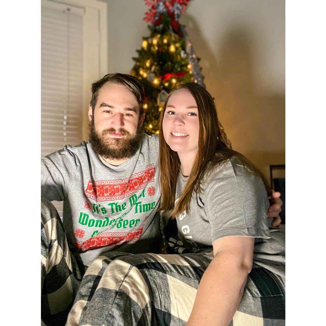 Our first Christmas living together - 2020