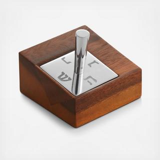 Geo Dreidel with Stand