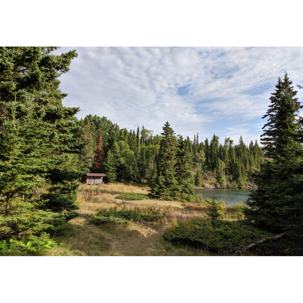 Our first night on Belle Island Campground (another Isle Royale favorite)