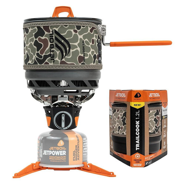 Jetboil TrailCook 1.2L Camping and Backpacking Stove Cooking System with Adjustable Heat Control, New for 2026