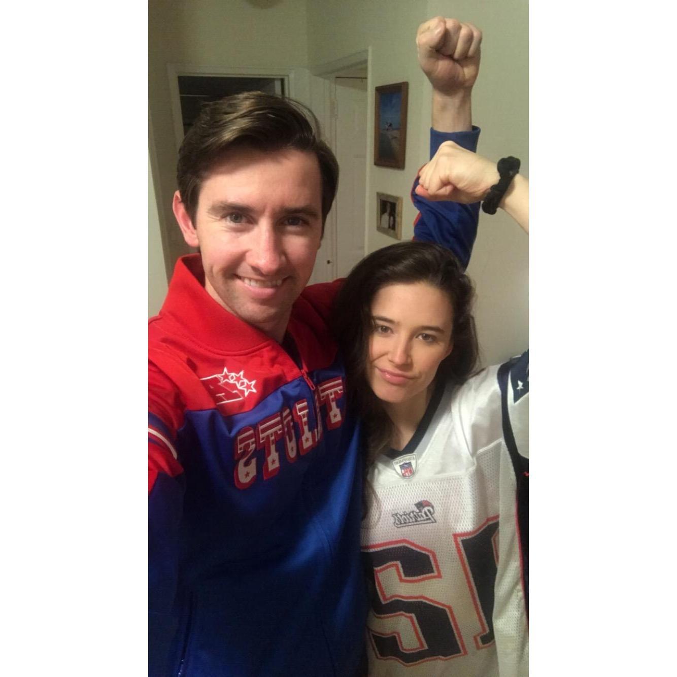 A rare moment of Nicole supporting sports :)