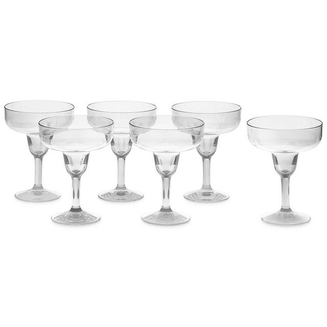 DuraClear® Tritan Margarita Glasses, Set of 6
