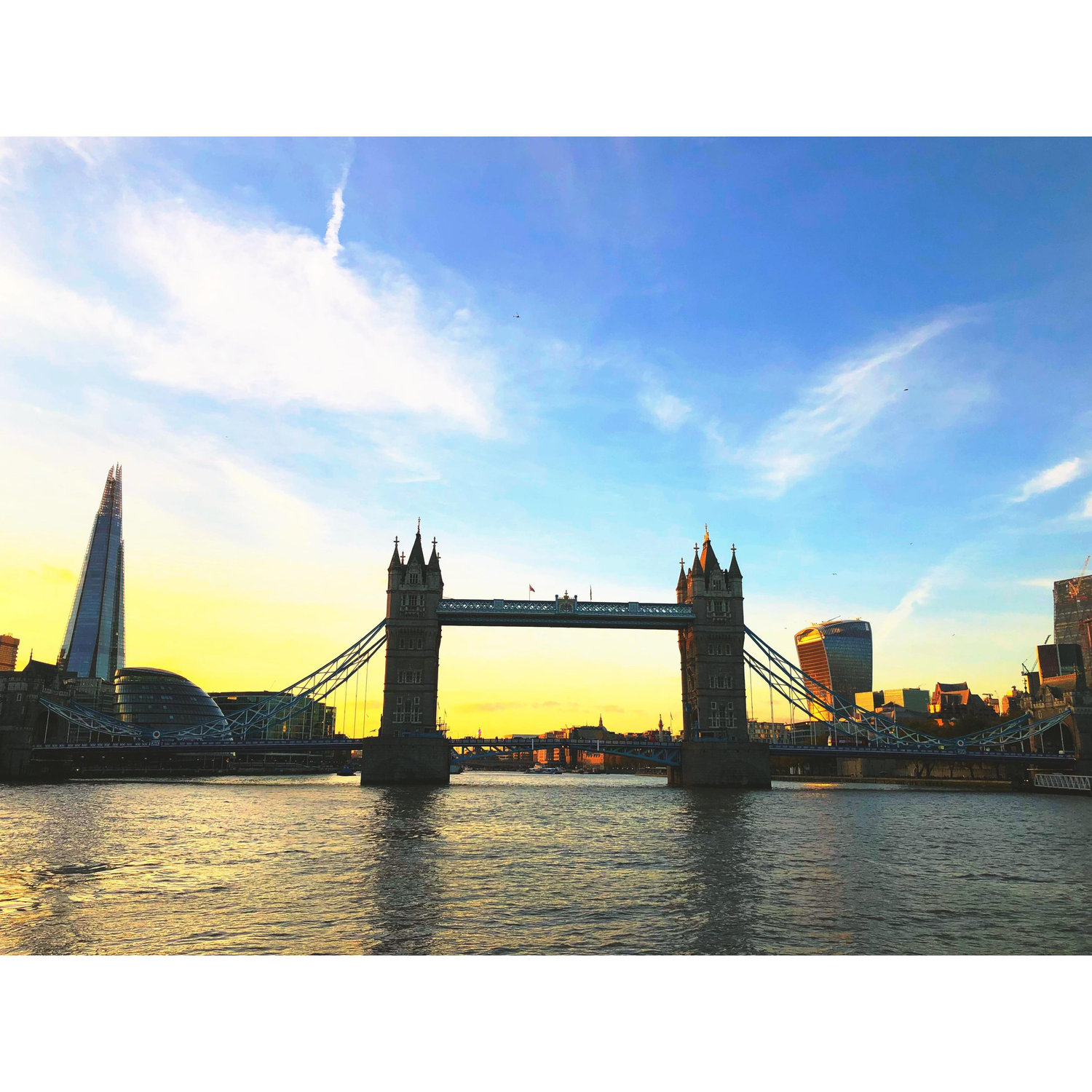 First trip to London together.