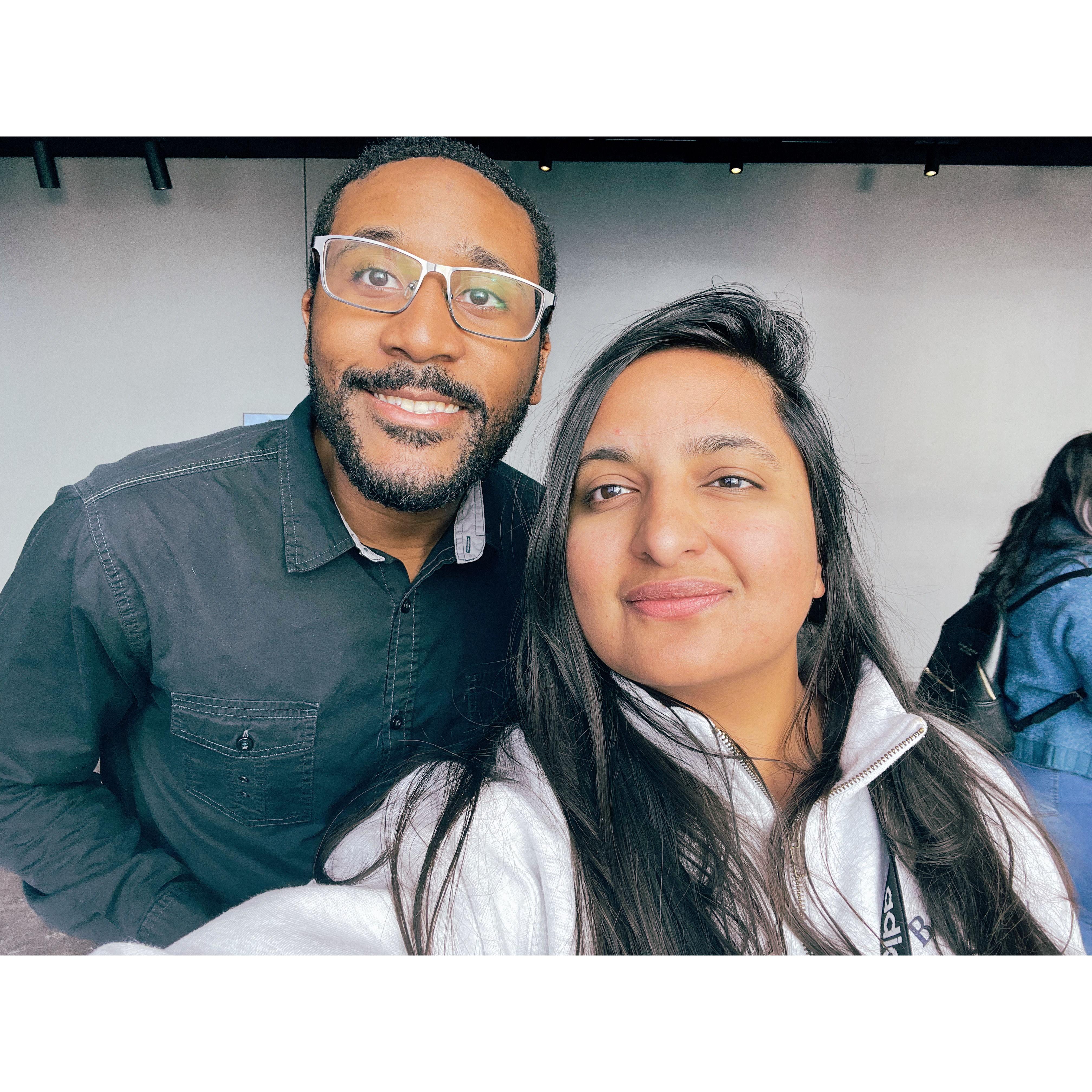 Chicago during Christmas