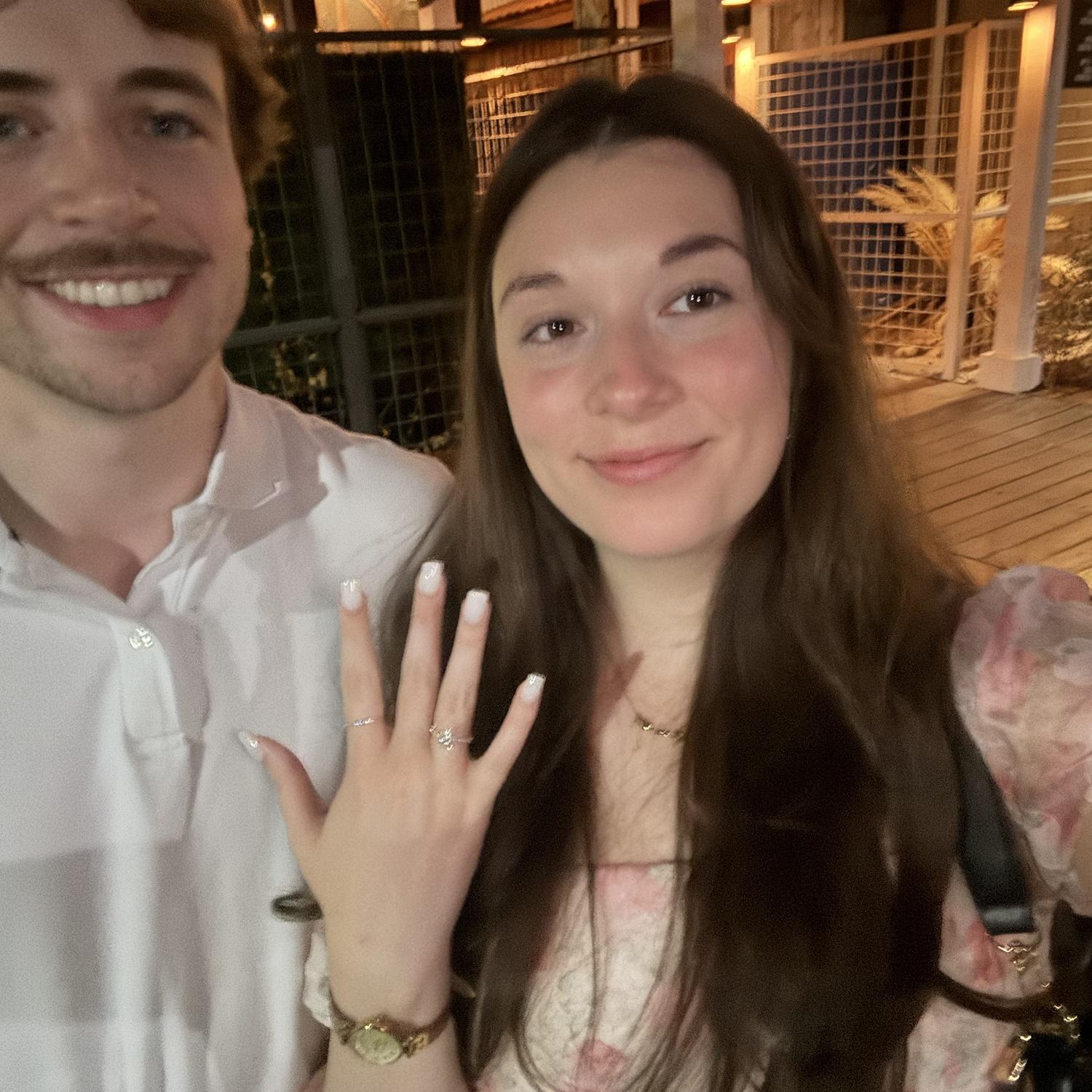 The day we got engaged <3