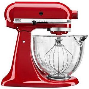 KitchenAid 5 qt. Stand Mixer with Glass Bowl & Flex Edge Beater
