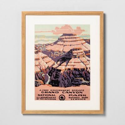 16" x 20" Grand Canyon Framed Wall Art - Hearth & Hand™ with Magnolia