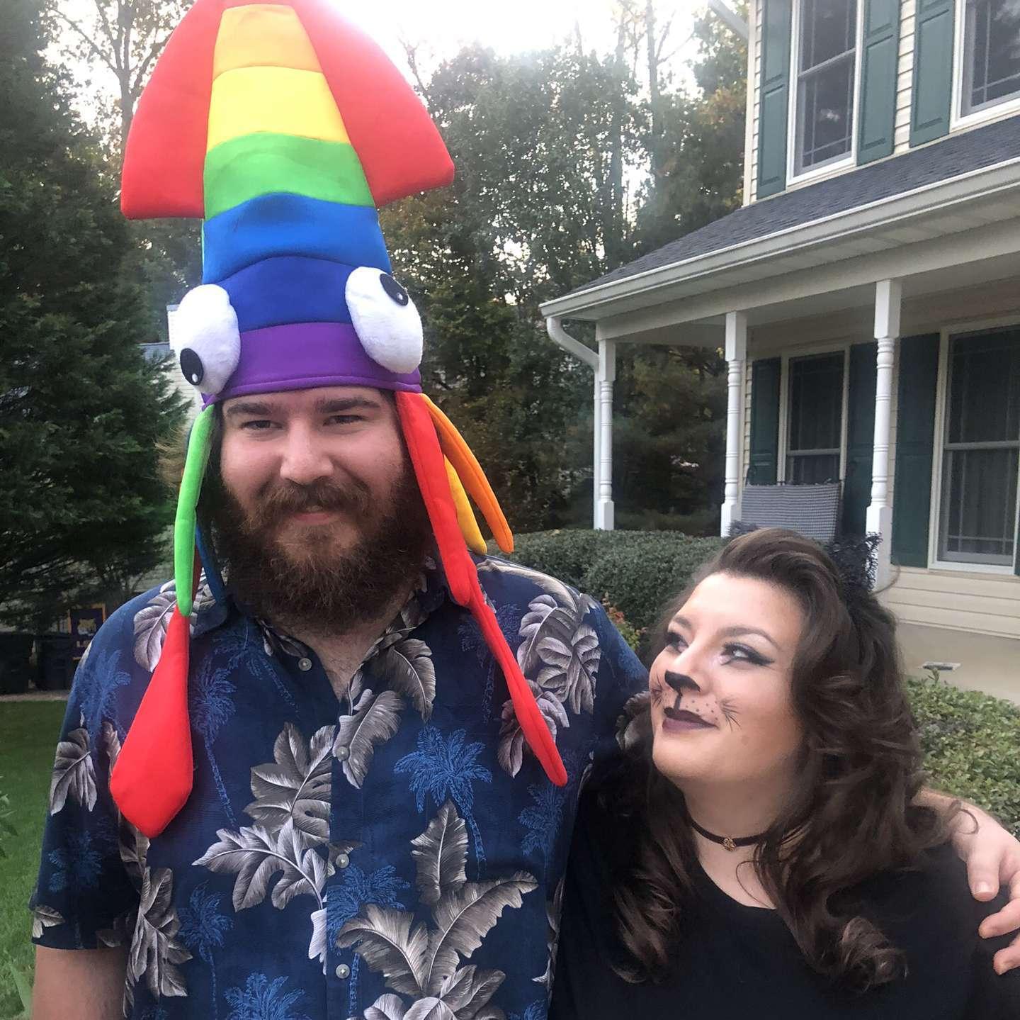 The squid hat...