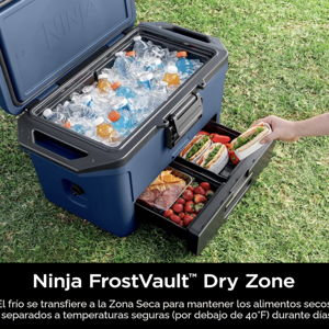 Ninja FrostVault Hielera Rígida de 50QT con Zona Seca