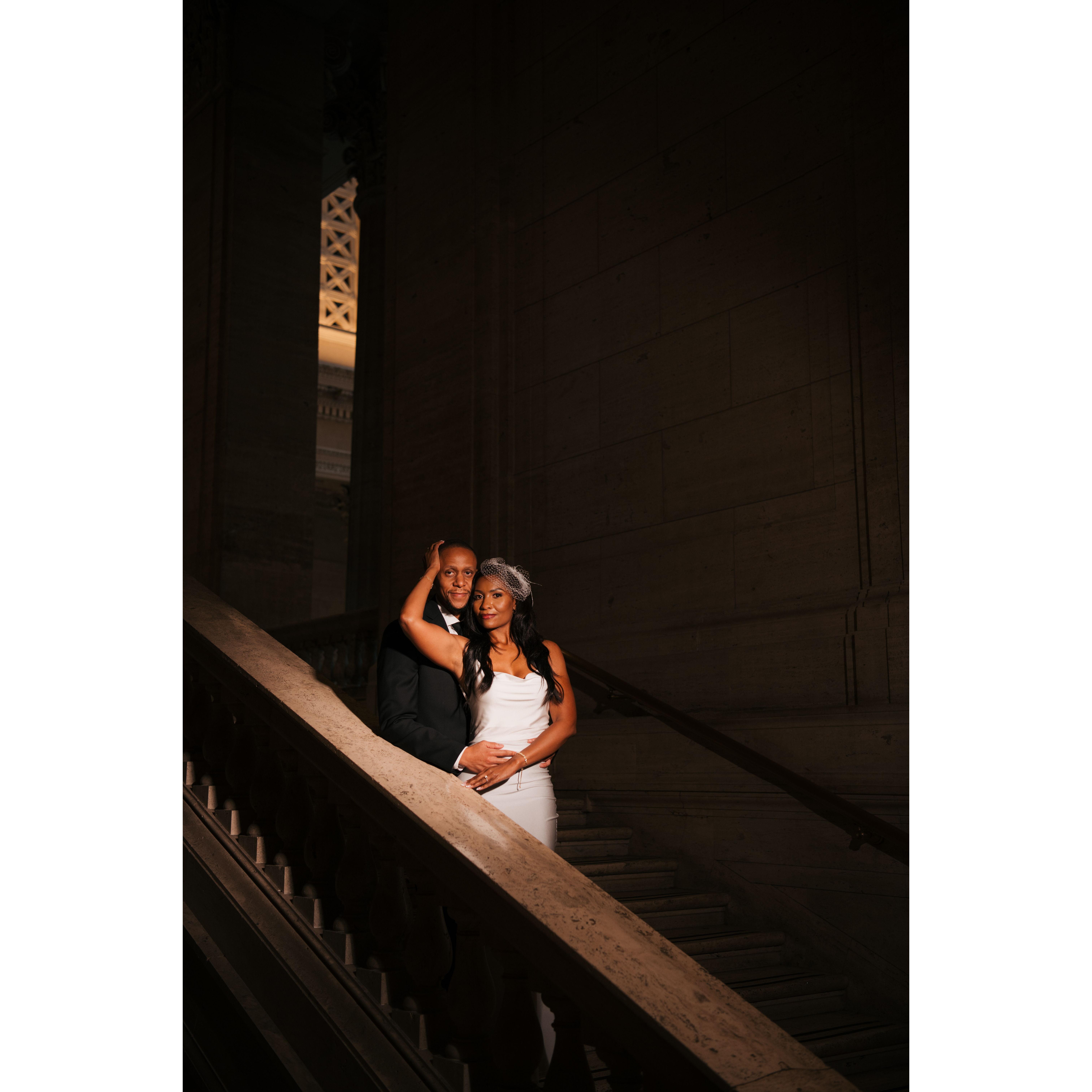 Engagement photos - Chicago Union Station