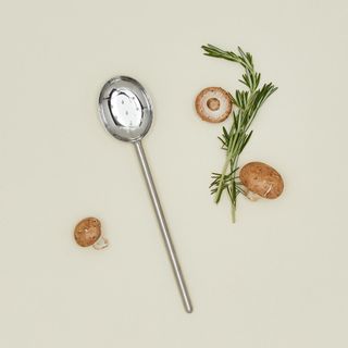 Simple Metal Slotted Spoon