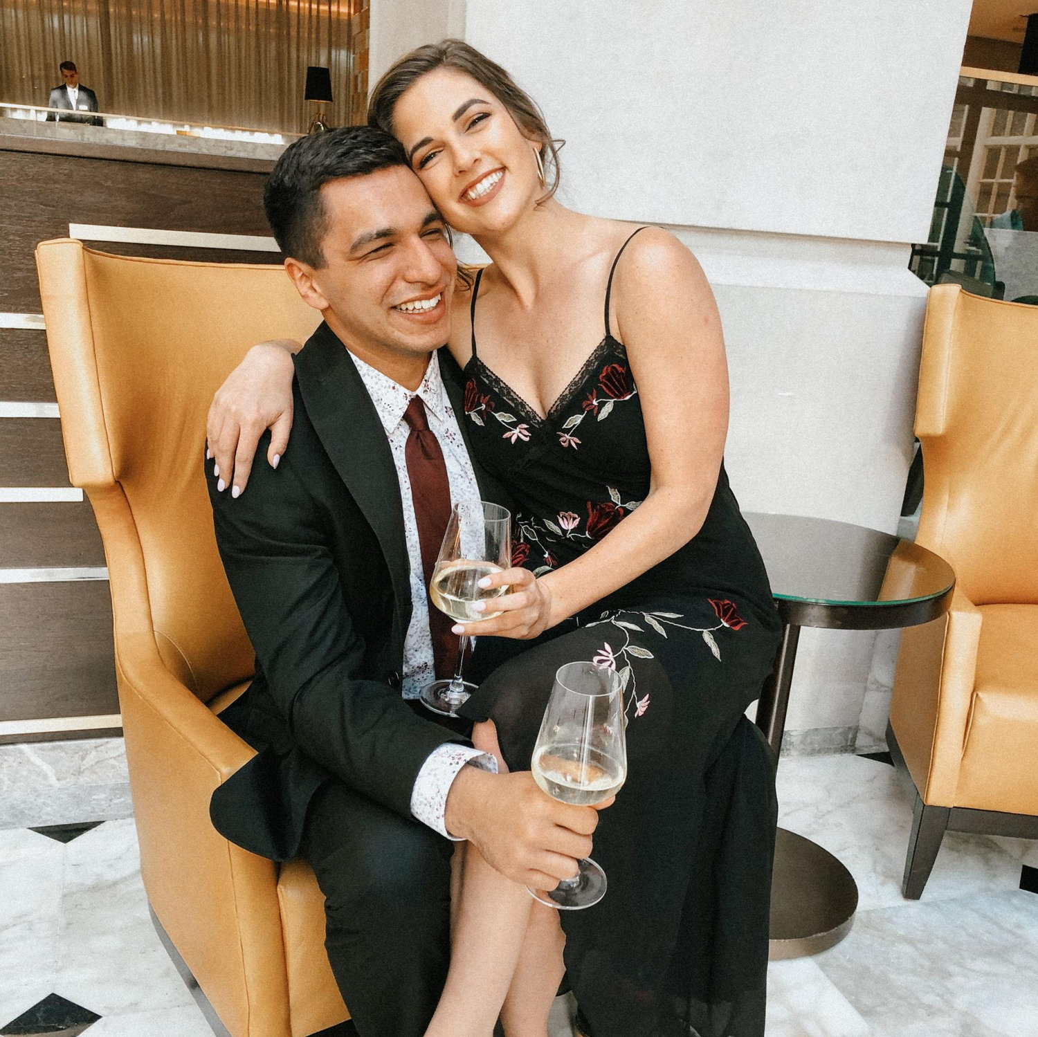 First wedding together! Shout out cousin Alex & Megan!