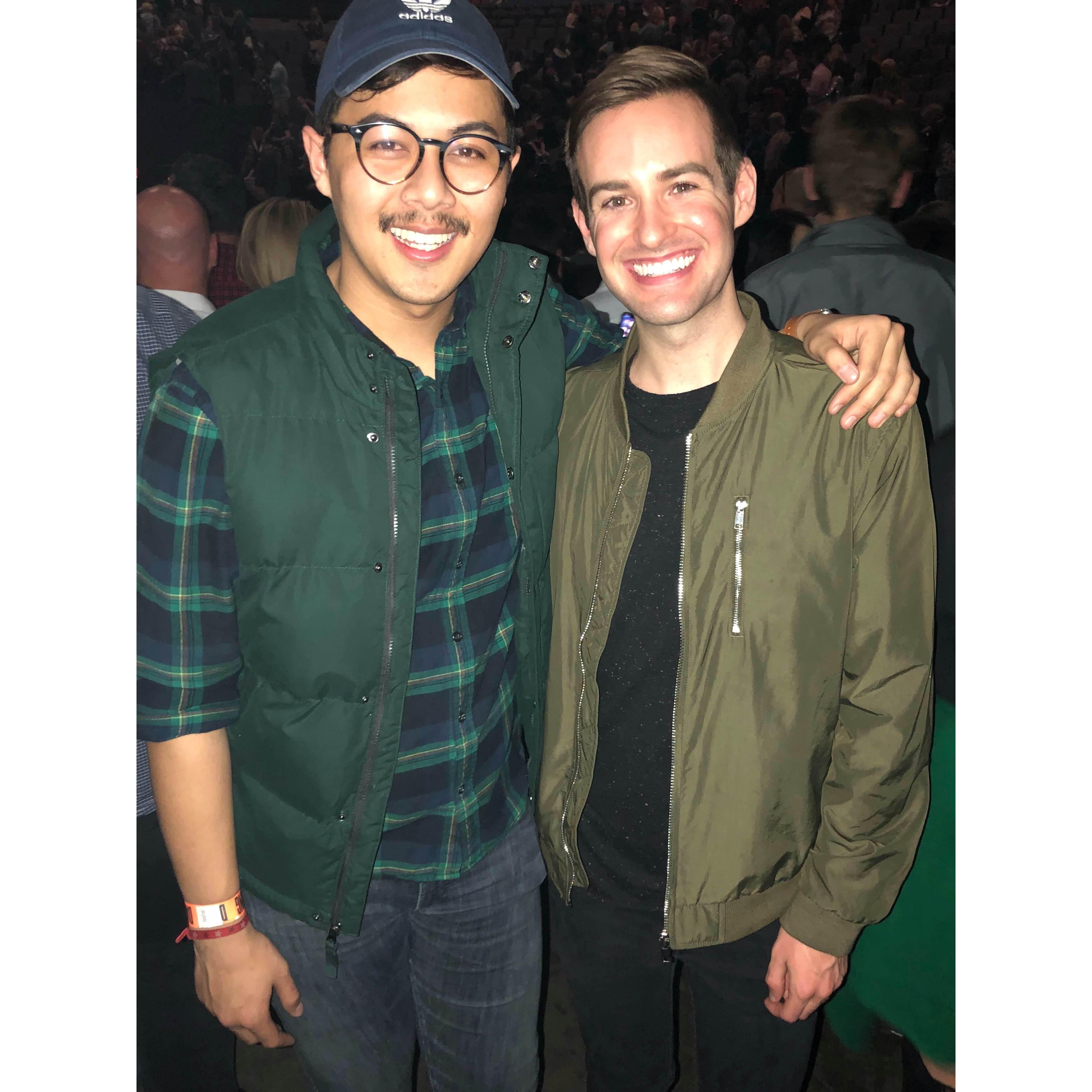 Lady Gaga concert in OKC (her sweat got on Austin and he'll always tell you about it) - December 2017