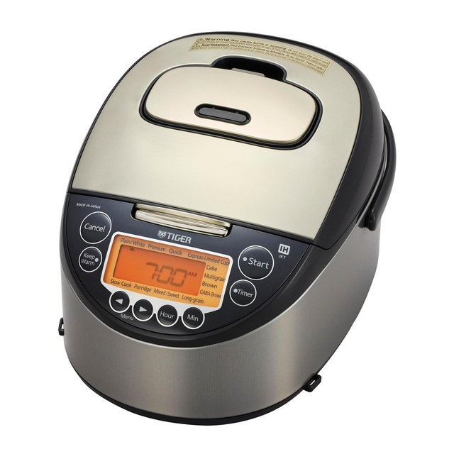 Tiger Induction Heating 5.5 Cup Rice Cooker Warmer