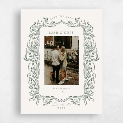 Beige Photo Wedding Save the Date - Fenwick Photo