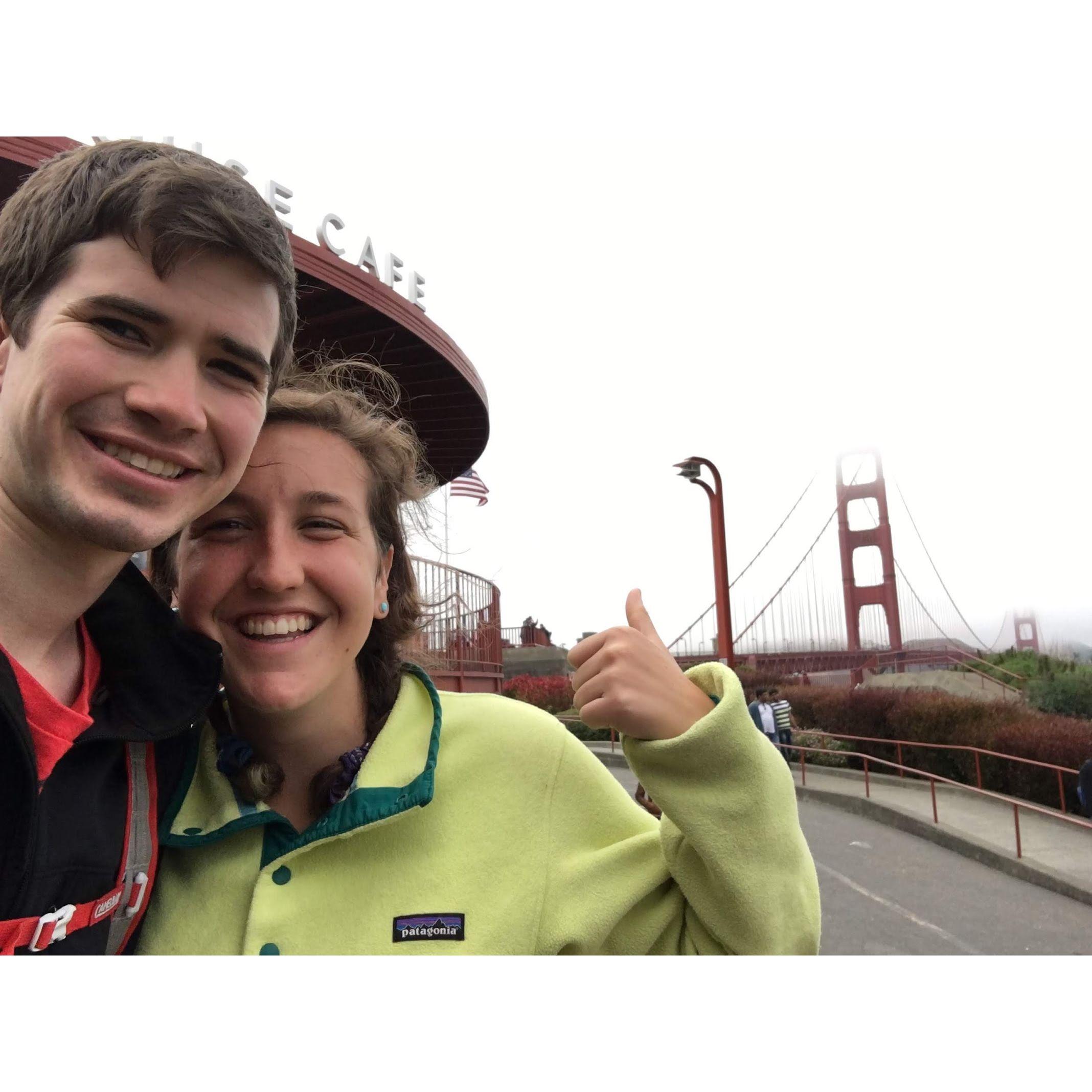The Golden Gate bridge! Signifying the fact that Peter has been to San Francisco more than he ever thought he would in his life! Peter's first visit up to the Frisco (as no one calls it), Summer '17