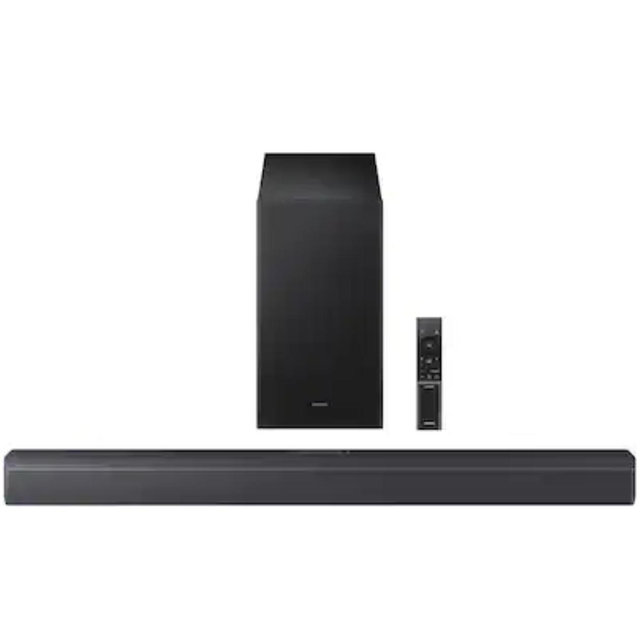 Samsung - B-Series HW-B550F 2.1Ch DTS Virtual:X Soundbar with Subwoofer - Titan Black