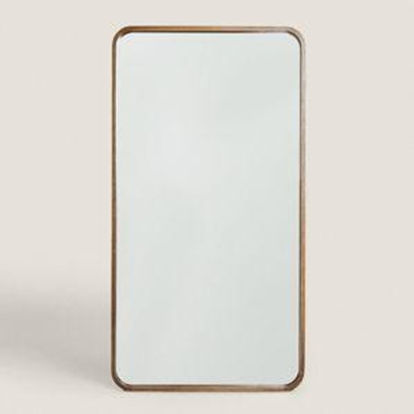 LARGE HANGING FULL-LENGTH MIRROR WITH ROUNDED FRAME - Zara Home