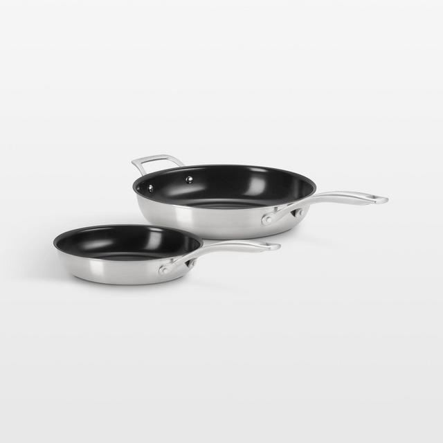 Le Creuset ® Essential 9.5" and 11" Stainless Steel Ceramic Non-Stick Fry Pan Set