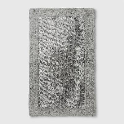 38"x23" Performance Textured Bath Rug Gray - Threshold™