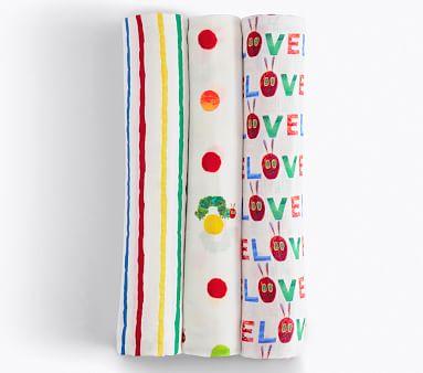 World of Eric Carle™ Organic Muslin Swaddle Set of 3, Multi