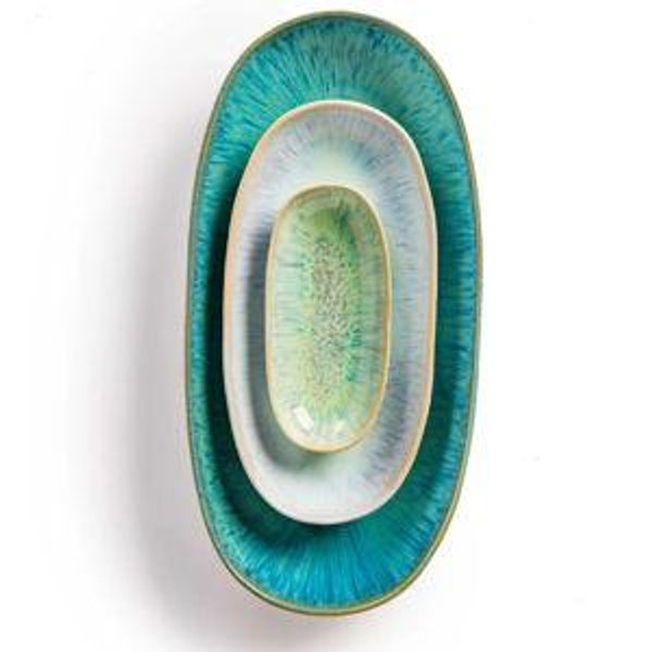 Rain Trio - Spring Serving Platter Trios