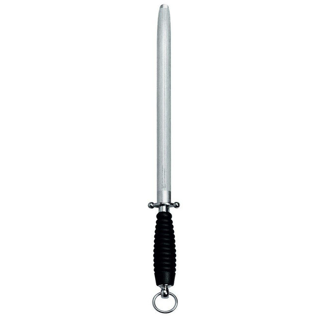 Zwilling J.A. Henckels Professional S Sharpening, 12-inch, Black/Stainless Steel