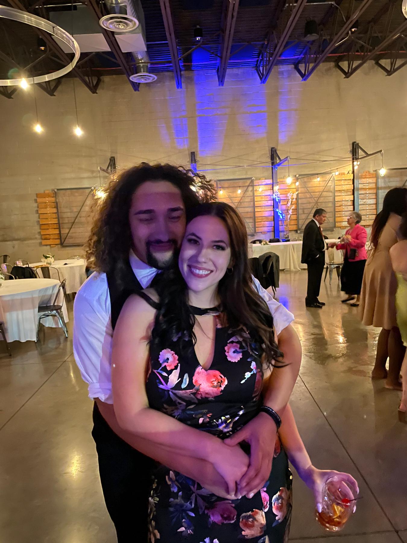 Dancing at Morgan and Evan’s Wedding, May 2021