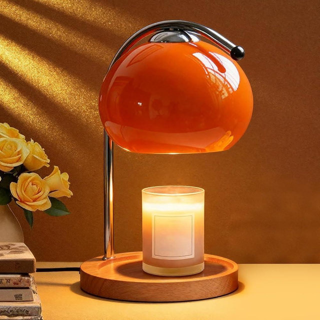 Topyond Candle Warmer Melting Lamp,Wax Melting Lamp Home Decor, Desk Office Decor Table Lamp,Night Light Bedroom Lamps,Valentines Day for Her