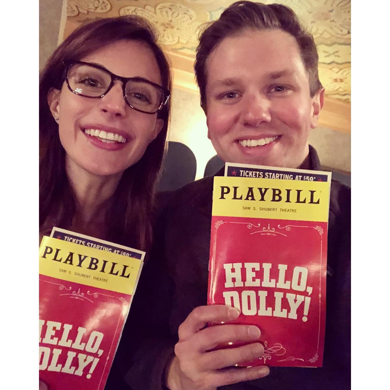 While living in NYC, we definitely made time to see a handful of incredible Broadway shows. Usually in the nosebleed seats, or standing room only- but so worth it!