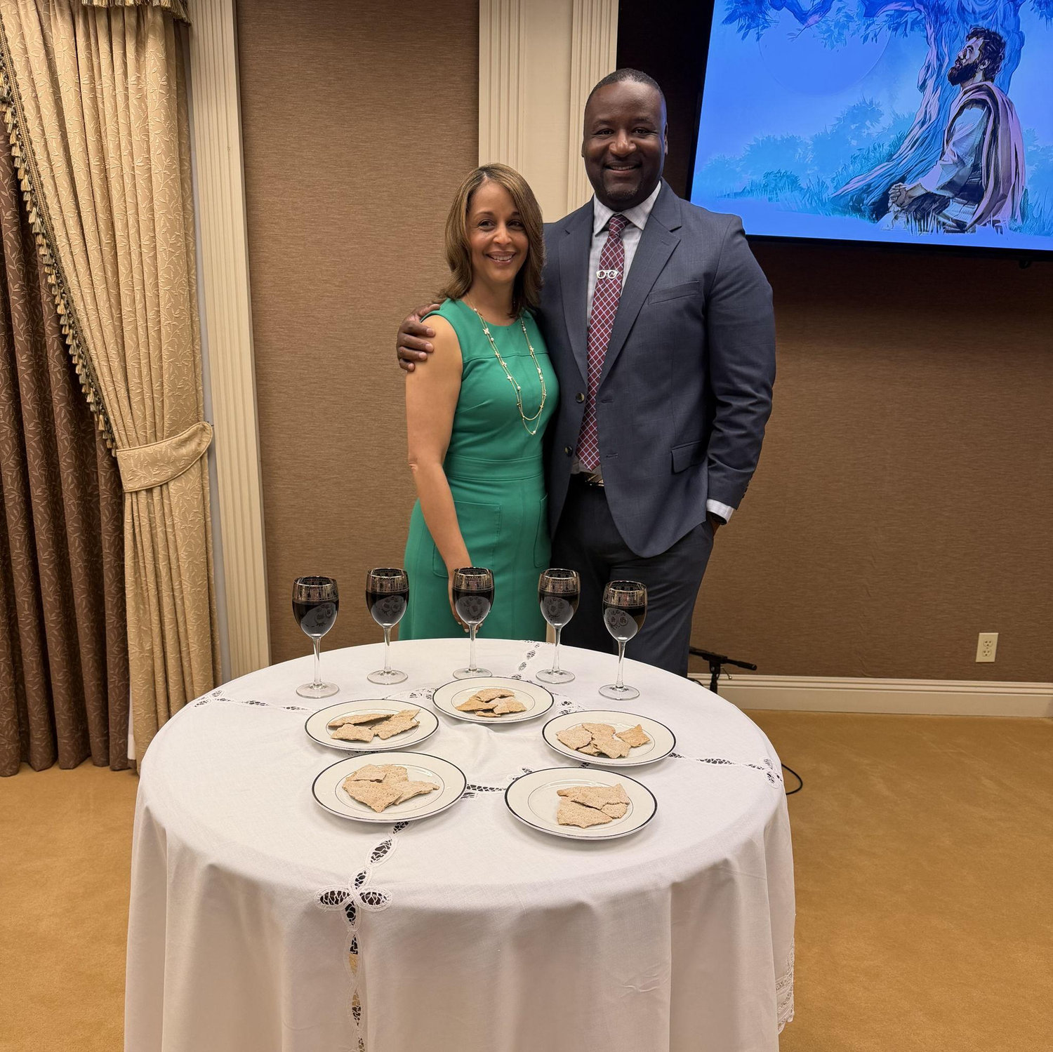 Our first Memorial together —we travelled to Mississippi!
