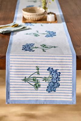 Inner Child Blue Hydrangea Table Runner