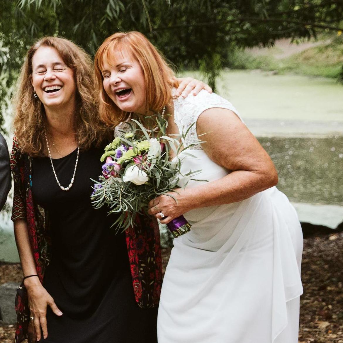 Kerrin and Terri - our normal pose