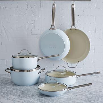 Greenpan Nonstick Stainless Steel 10-Piece Set - Blue