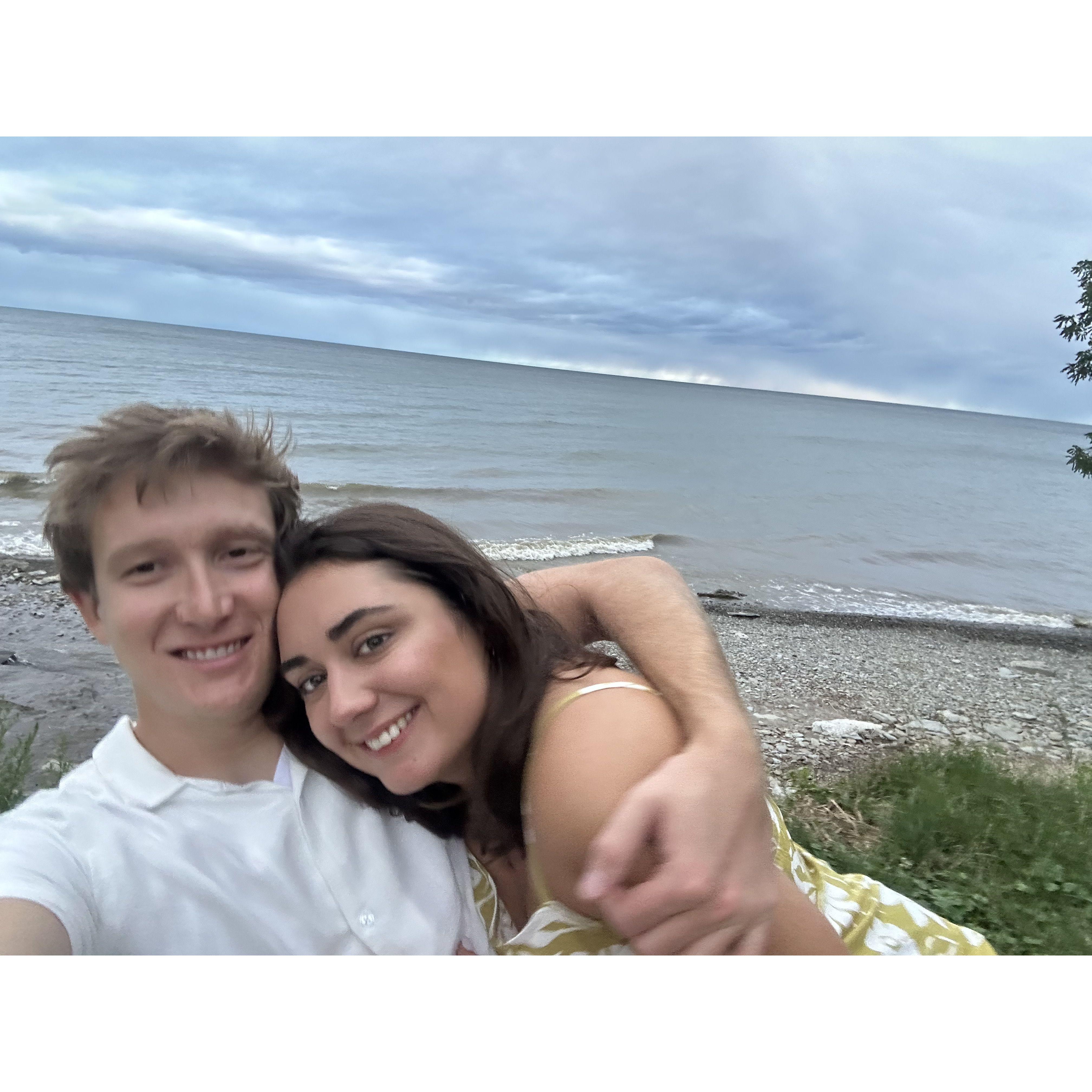 Right after we got engaged!