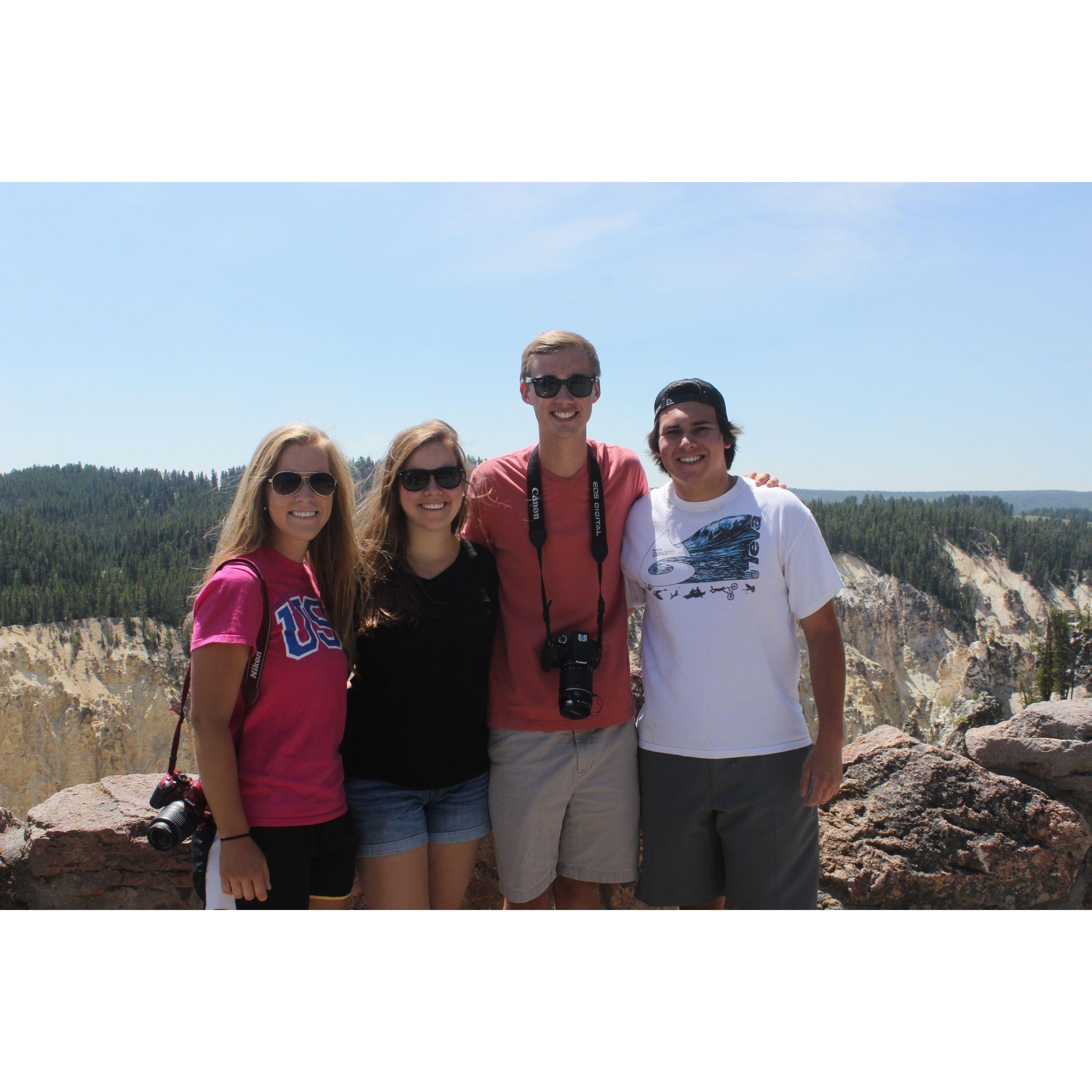 Road trip to Yellowstone with our friends Courtney & Zach - 2014