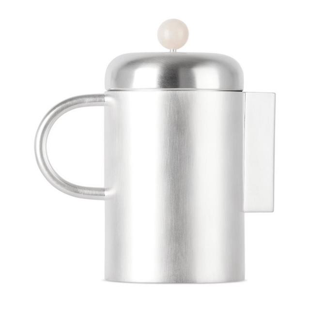 Silver Simple Coffee Pot