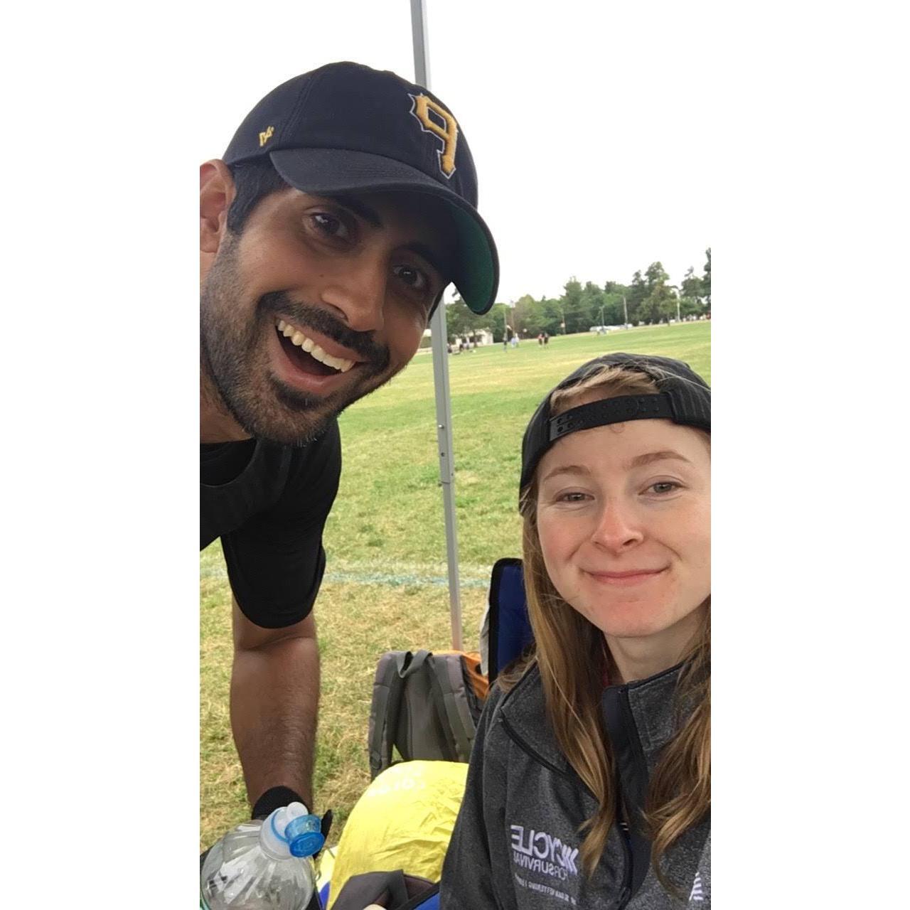 Baby's first frisbee