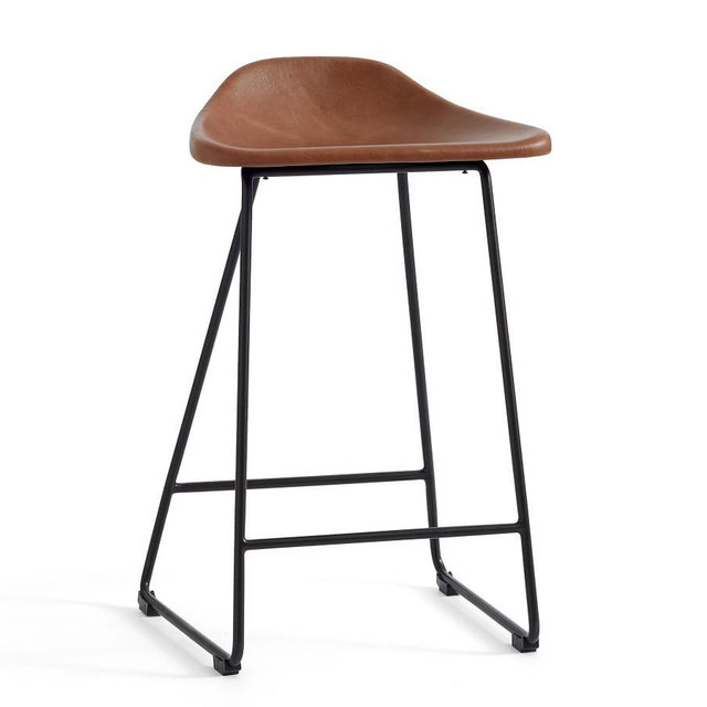 Brenner Leather Counter Stool
